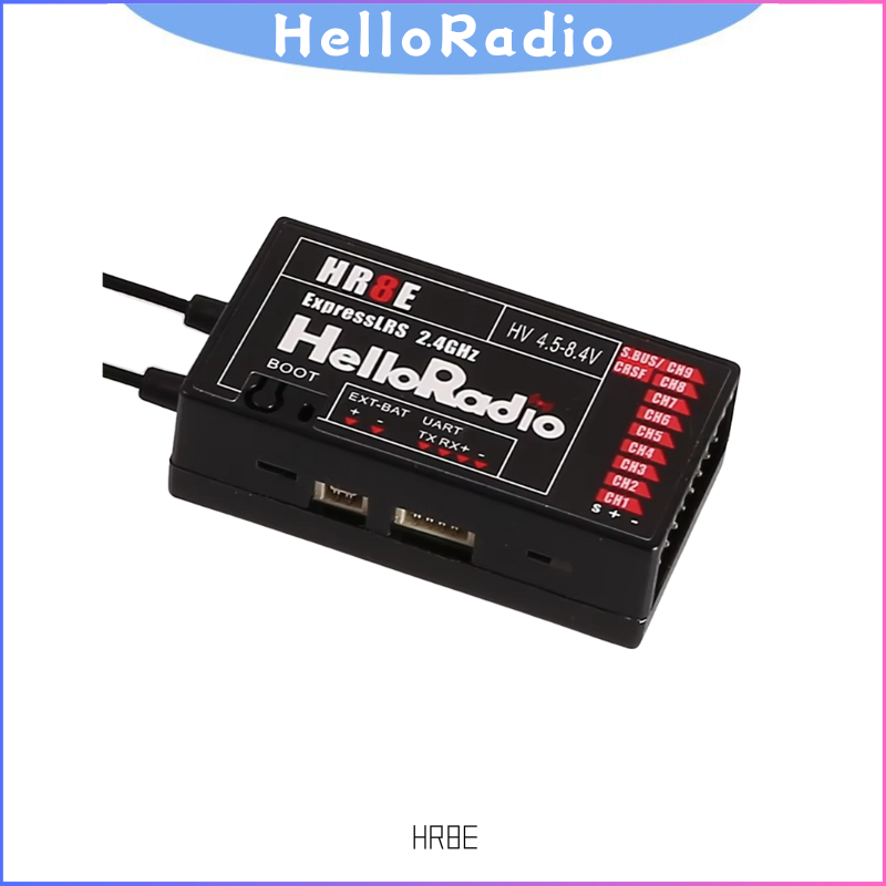 Drone Kit Long Range - HelloRadio HR8E ELRS 2.4GHz 9CH Receptor