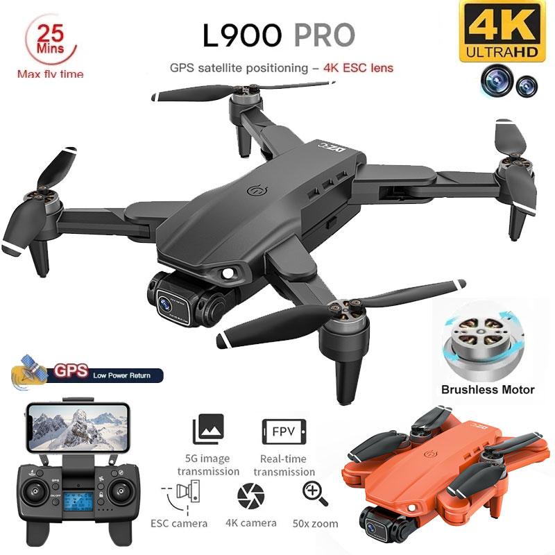 Drone Kit Professional - L900 pro gps drone 4k profissional