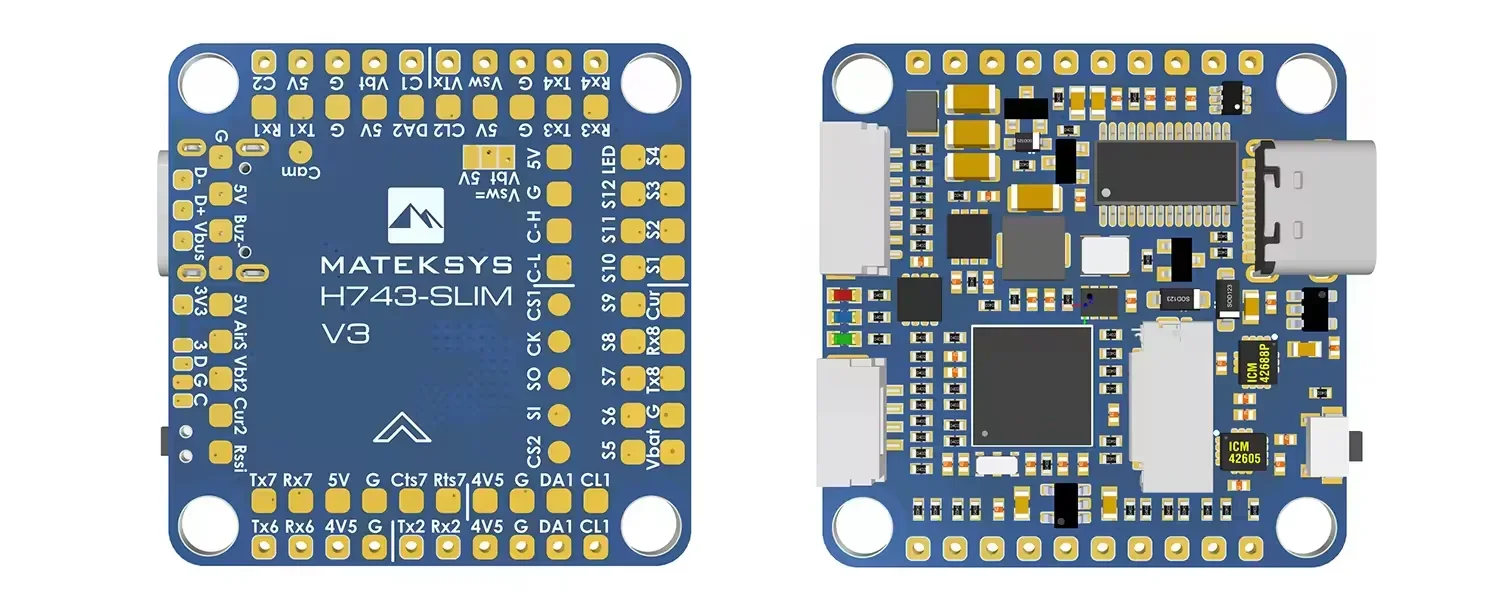 Drone Kit Racing - 2026-Controlador MATEKSYS H743-SLIM V3 para kit