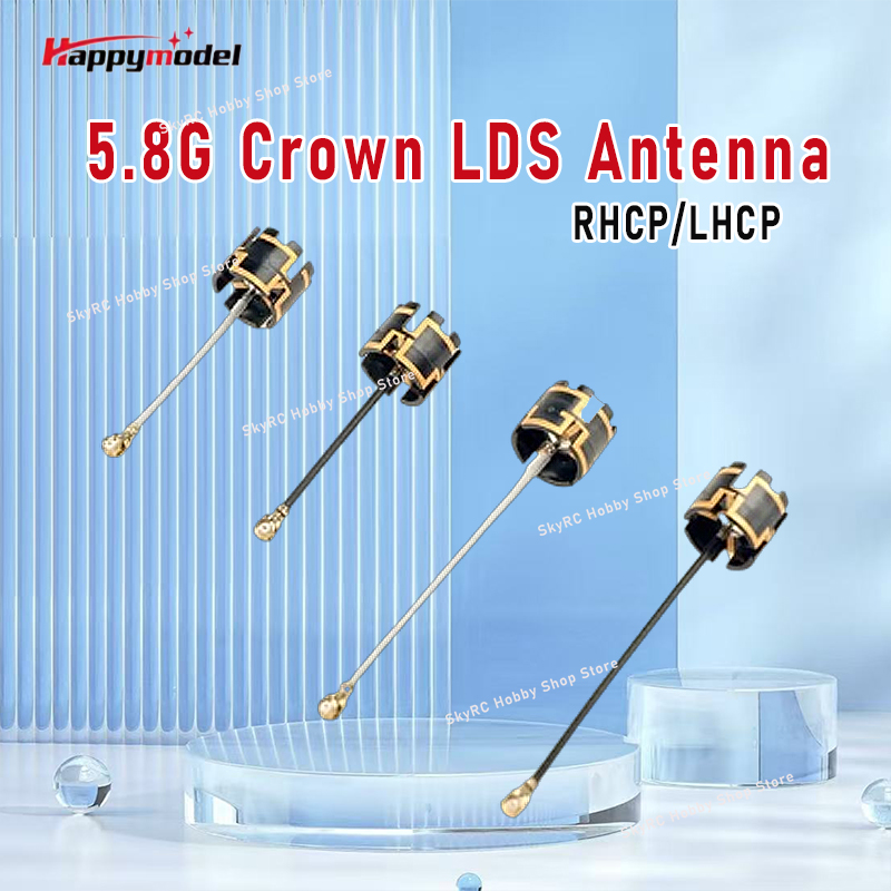 Drone Kit Long Range - Happymodel 5.8G Crown LDS Antena RHCP/LHCP