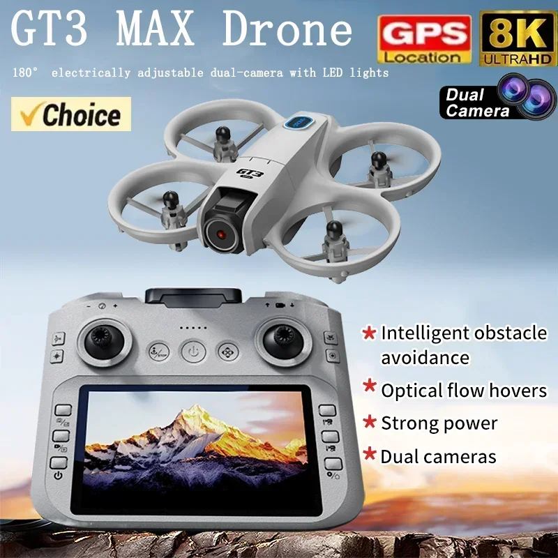 Drone Kit Professional - 2026 NOVO GT3 Mini com Drones