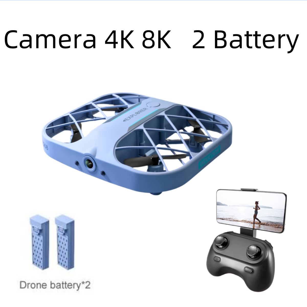 Drone Kit With Camera - Drone JJRC H107 FPV RC com