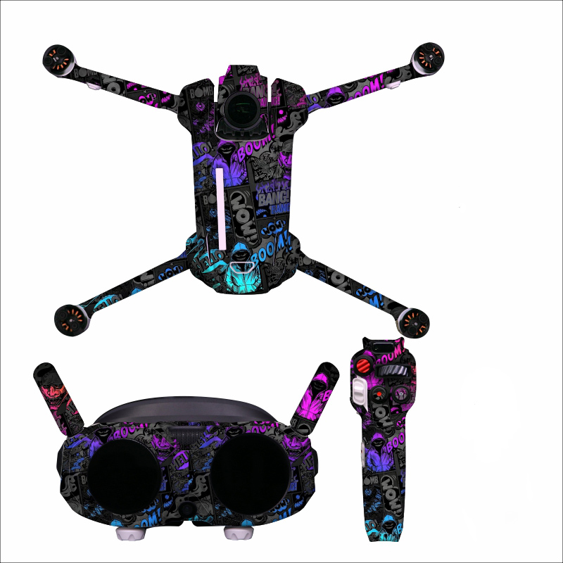 Kit de adesivos decorativos pa - Drone Kit Waterproof avaliação e preço