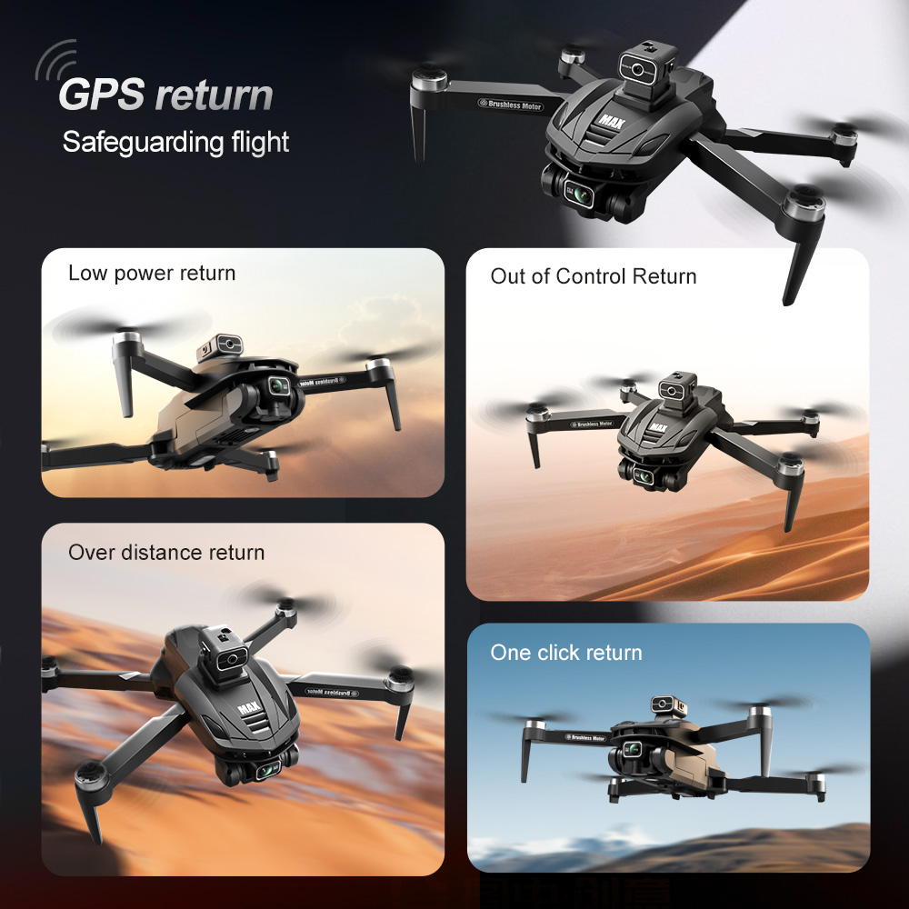 V168 PRO Max GPS Drone 8K Prof - Drone Kit Professional avaliação e preço