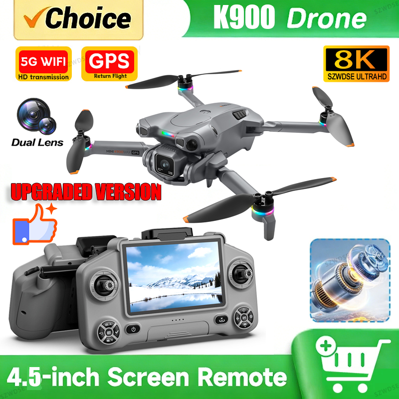 Novo Drone K900 MAX com Câmera - Drone Kit With Camera avaliação e preço