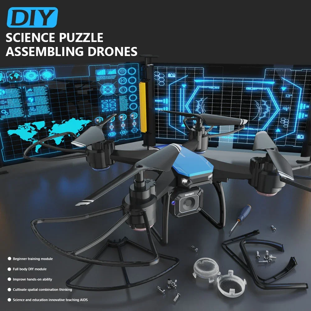 Jjrc h108 diy montagem de ensi - Drone Kit With Camera avaliação e preço