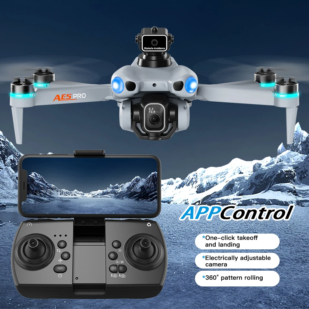 Drone AE5 Pro 8K HD com Tela d - Drone Kit Tricopter avaliação e preço