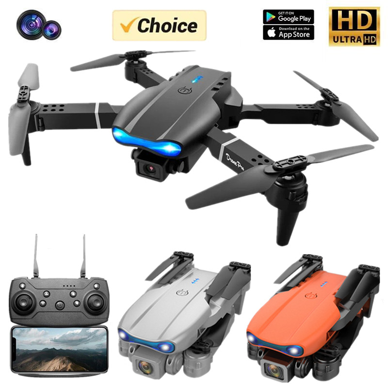 Novo mini drone e99 4k wifi câ - Drone Kit Tricopter avaliação e preço