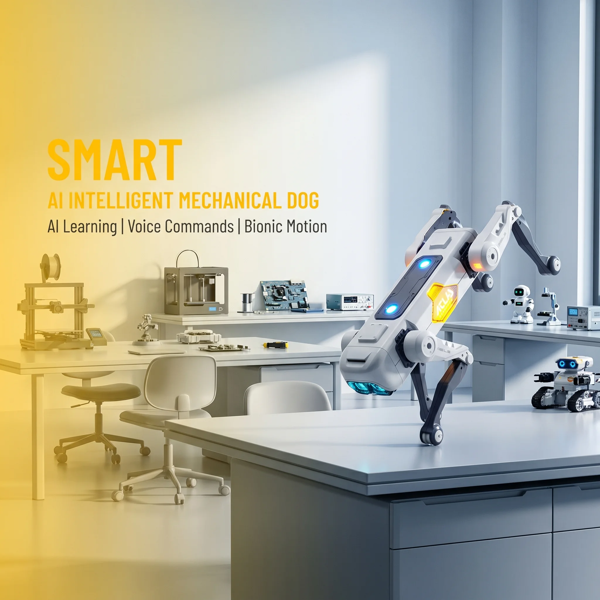 Cão Robô Inteligente com IA, C - Drone Kit With Camera avaliação e preço