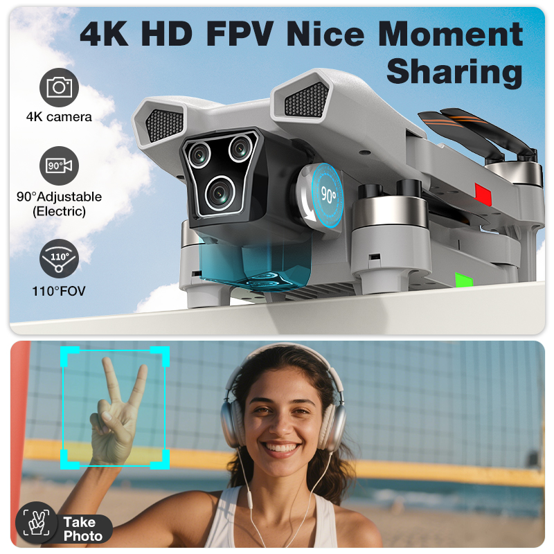 NOVO Drone L017 Pro Brushless  - Drone Kit Professional avaliação e preço